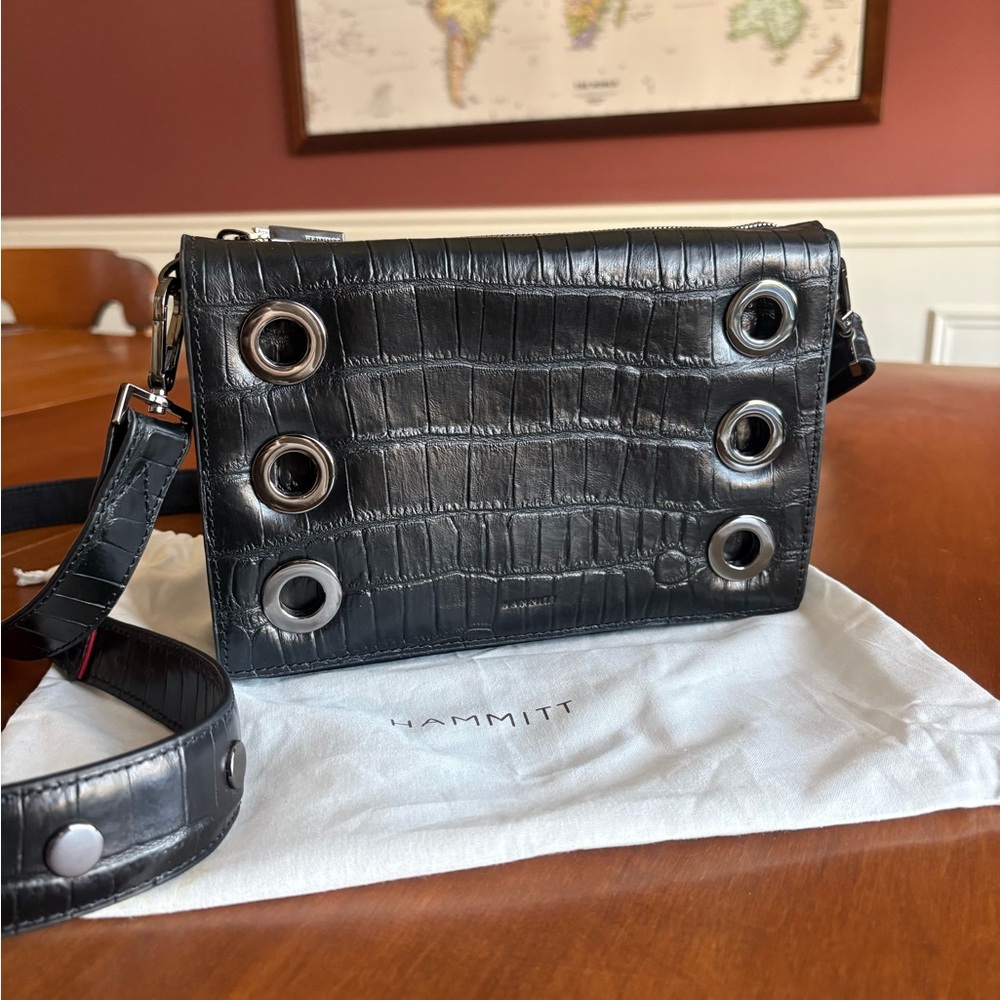 Hammitt
MONTANA CLUTCH - Evening Crocco/Gunmetal